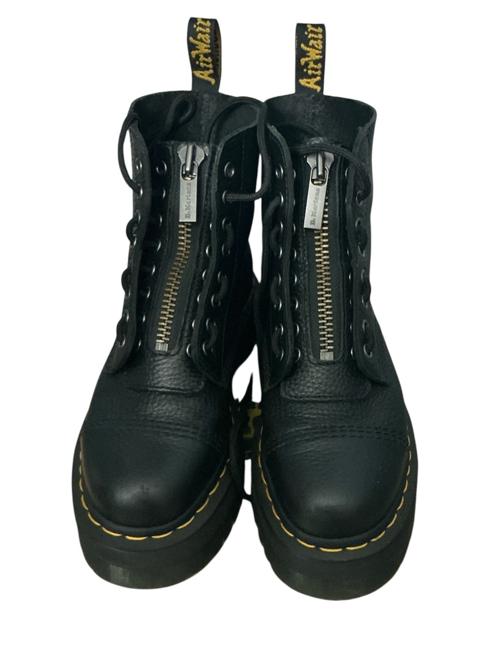 Dr. Martens Sinclair Front Zip Platform Combat Boot - Picture 3 of 15